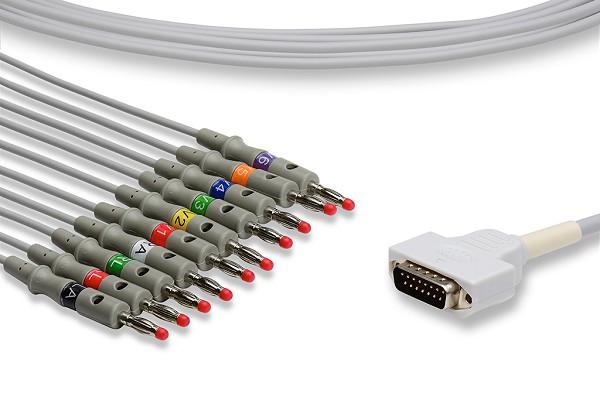 Marquette Compatible Direct-Connect EKG Cable