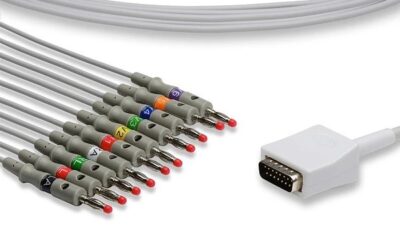 Nihon Kohden Compatible Direct-Connect EKG Cable