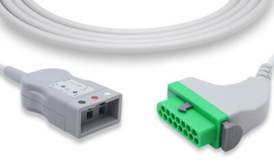 Fukuda Denshi Compatible ECG Trunk Cable / 3 Leads