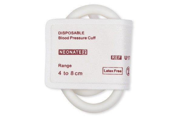 Disposable NIBP Cuff / Neonate #2 Single Hose 4 - 8 cm Box of 10
