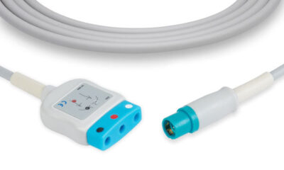 Draeger Compatible ECG Trunk Cable / 3 Leads