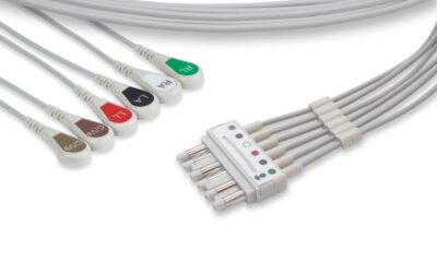 Spacelabs Compatible ECG Leadwire / 6 Leads Snap