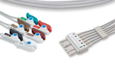 Spacelabs Compatible ECG Leadwire / 6 Leads Pinch/Grabber