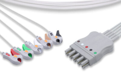 Philips Compatible ECG Leadwire / 5 Leads Pinch/Grabber (Grouped)