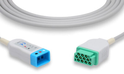 Datex Ohmeda Compatible ECG Trunk Cable / 3 Leads