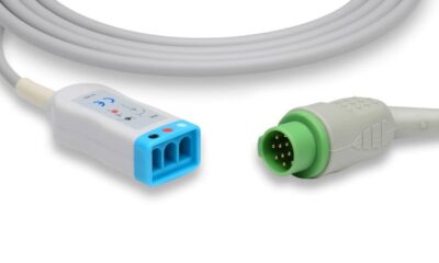 Fukuda Denshi Compatible ECG Trunk Cable / 3 Leads