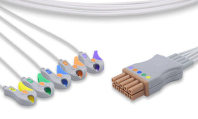 Mindray > Datascope Compatible ECG Leadwire / 5 Leads V2-V6 Pinch/Grabber (Grouped)