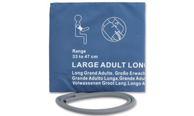 Reusable NIBP Cuff / Adult Large Long Dual Tube Hose 33 - 47 cm