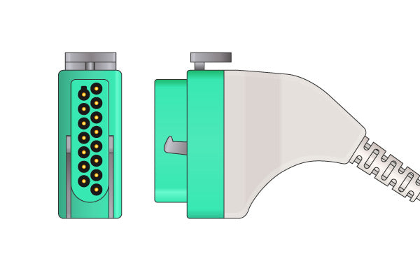 Fukuda Denshi Compatible ECG Trunk Cable / 5 Leads - Image 2