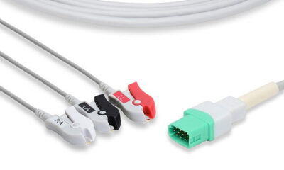 Mindray > Datascope Compatible Direct-Connect ECG Cable / 3 Leads Pinch/Grabber