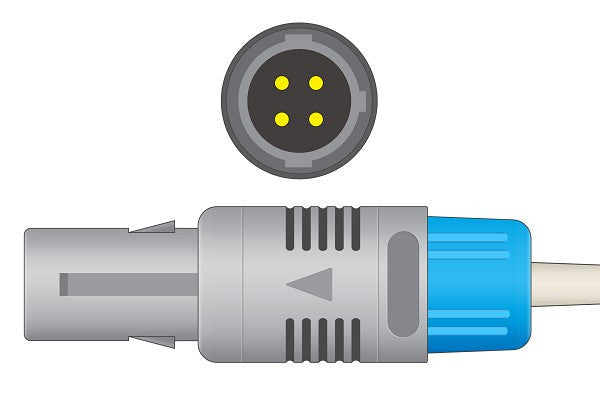 Siemens Compatible Direct-Connect ECG Cable / 3 Leads Snap - Image 2