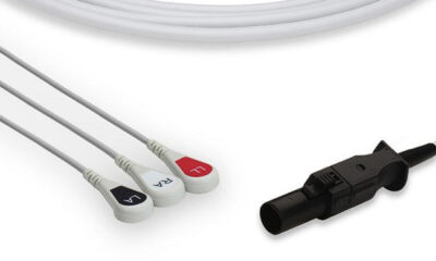 Midmark > Cardell Compatible Direct-Connect ECG Cable / 3 Leads Snap