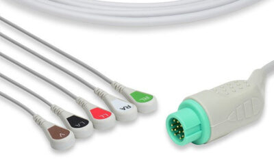 Mindray > Datascope Compatible Direct-Connect ECG Cable / 5 Leads Snap