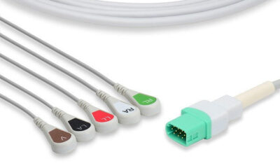 Mindray > Datascope Compatible Direct-Connect ECG Cable / 5 Leads Snap