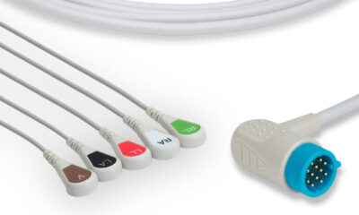 Stryker > Medtronic > Physio Control Compatible Direct-Connect ECG Cable / 5 Leads Snap