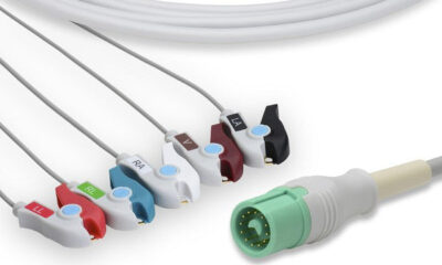 Mindray > Datascope Compatible Direct-Connect ECG Cable / 5 Leads Pinch/Grabber