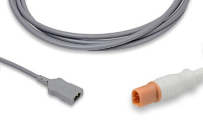 Mindray > Datascope Compatible Temperature Adapter / Rectangular Dual Pin Connector