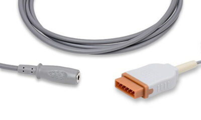 GE Healthcare > Marquette Compatible Temperature Adapter / Female Mono Plug Connector