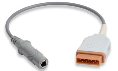GE Healthcare > Marquette Compatible Temperature Adapter / Female Mono Plug Connector