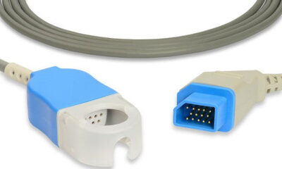 Nihon Kohden Compatible SpO2 Adapter Cable / 3 m