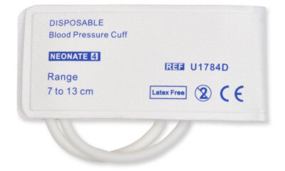 Disposable NIBP Cuff / Neonate #4 Dual Tube Hose 7 - 13 cm Box of 10