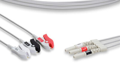 DIN Style Compatible ECG Leadwire / 3 Leads Pinch/Grabber