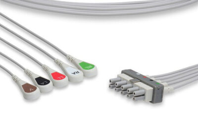 Philips Compatible ECG Leadwire / 5 Leads Snap (individual)