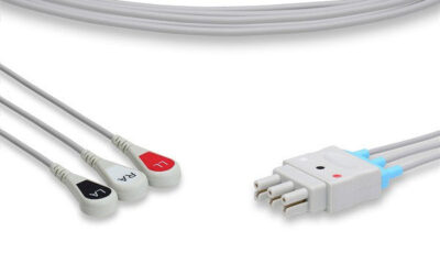 Bionet Compatible ECG Leadwire / 3 Leads Snap