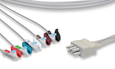 Omron > Colin Compatible ECG Leadwire / 5 Leads Pinch/Grabber