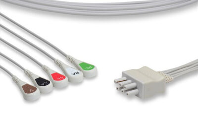 Omron > Colin Compatible ECG Leadwire / 5 Leads Snap