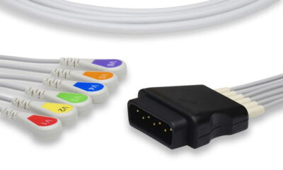 Stryker > Medtronic > Physio Control Compatible ECG Leadwire / 6 Leads Snap