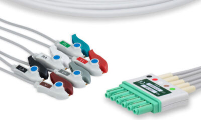 Draeger Compatible ECG Leadwire / 6 Leads Pinch/Grabber