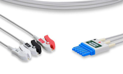 Criticare Compatible ECG Leadwire / 3 Leads Pinch/Grabber