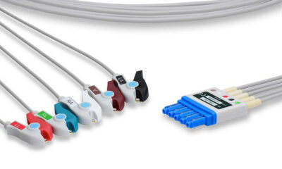 Criticare Compatible ECG Leadwire / 5 Leads Pinch/Grabber