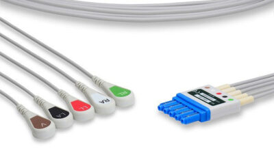 Criticare Compatible ECG Leadwire / 5 Leads Snap