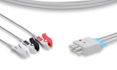 Nihon Kohden Compatible ECG Leadwire / 3 Leads Pinch/Grabber
