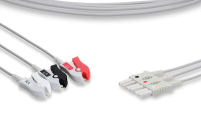 Spacelabs Compatible ECG Leadwire / 3 Leads Pinch/Grabber