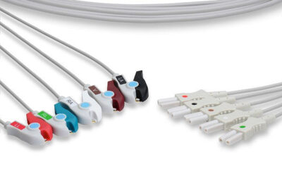 Spacelabs Compatible ECG Leadwire / 5 Leads Pinch/Grabber