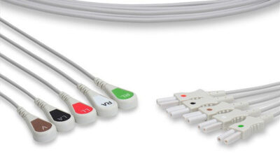 Spacelabs Compatible ECG Leadwire / 5 Leads Snap