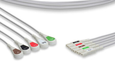 Spacelabs Compatible ECG Leadwire / 5 Leads Snap