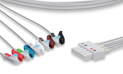 Draeger Compatible ECG Leadwire / 5 Leads Pinch/Grabber