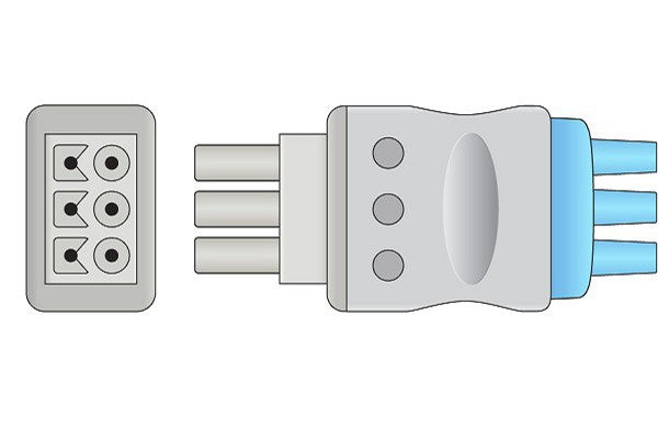 Mennen Compatible ECG Leadwire / 5 Leads Snap - Image 3