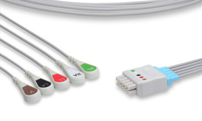 GE Healthcare > Marquette Compatible ECG Leadwire / 5 Leads Snap (Grouped)