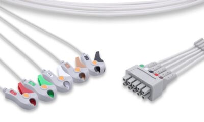 GE Healthcare > Marquette Compatible ECG Leadwire / 5 Leads Pinch/Grabber