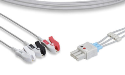Mindray > Datascope Compatible ECG Leadwire / 3 Leads Pinch/Grabber