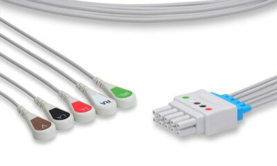 Spacelabs Compatible ECG Leadwire / 5 Leads Snap