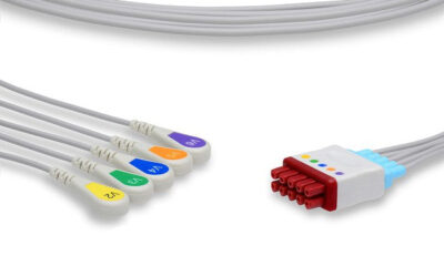 GE Healthcare > Marquette Compatible ECG Leadwire / 5 Leads V2-V6 Snap (Grouped)