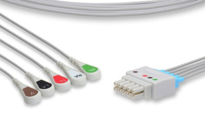 Datex Ohmeda Compatible ECG Leadwire / 5 Leads Snap (Grouped)