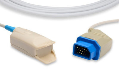 Nihon Kohden Compatible Direct-Connect SpO2 Sensor / Adult Clip