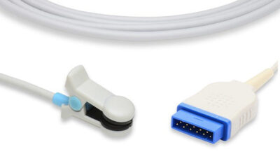 Datex Ohmeda Compatible Direct-Connect SpO2 Sensor / Adult Ear Clip